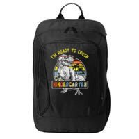 I'm Ready To Crush Kindergarten Dinosaur Back To School City Backpack