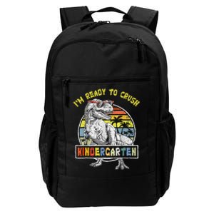 I'm Ready To Crush Kindergarten Dinosaur Back To School Daily Commute Backpack