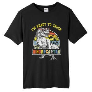 I'm Ready To Crush Kindergarten Dinosaur Back To School Tall Fusion ChromaSoft Performance T-Shirt