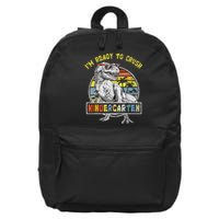 I'm Ready To Crush Kindergarten Dinosaur Back To School 16 in Basic Backpack