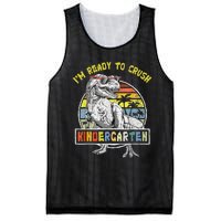 I'm Ready To Crush Kindergarten Dinosaur Back To School Mesh Reversible Basketball Jersey Tank