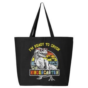 I'm Ready To Crush Kindergarten Dinosaur Back To School 25L Jumbo Tote