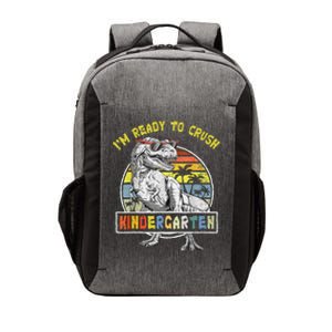 I'm Ready To Crush Kindergarten Dinosaur Back To School Vector Backpack