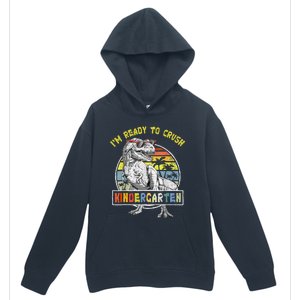 I'm Ready To Crush Kindergarten Dinosaur Back To School Urban Pullover Hoodie