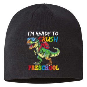 IM Ready To Crush Preschool Dinosaur 1st Day Of School Boy Sustainable Beanie