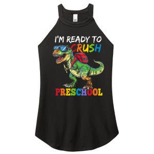 IM Ready To Crush Preschool Dinosaur 1st Day Of School Boy Women's Perfect Tri Rocker Tank