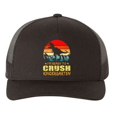 Im Ready To Crush Kindergarten TRex Dinosaur Back To School Yupoong Adult 5-Panel Trucker Hat