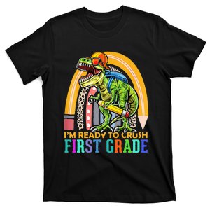 I'm Ready To Crush 1st Grade Dinosaur Back To School T-Shirt