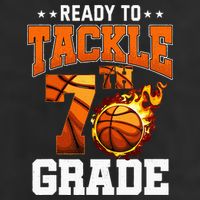 Im Ready To Tackle 7th Grade Basketball Back To School 11oz C Handle Ceramic Mug