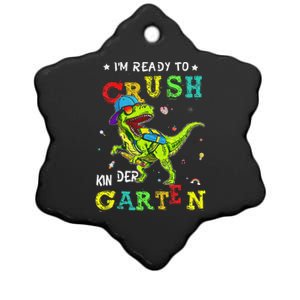 IM Ready To Crush Kindergarten Dinosaur 1st Day Of School Gift Ceramic Star Ornament