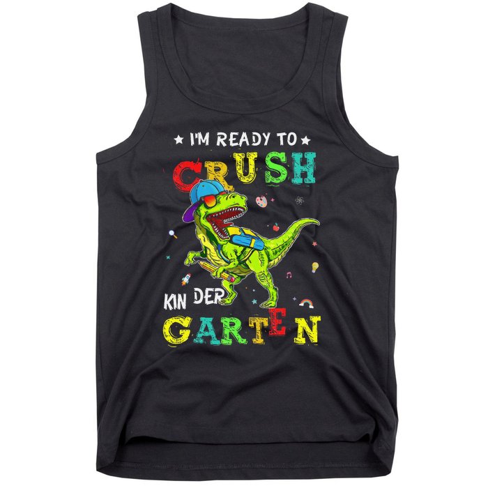 IM Ready To Crush Kindergarten Dinosaur 1st Day Of School Gift Tank Top