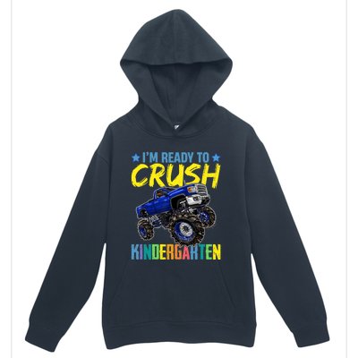 I'm Ready To Crush Kindergarten Monster Truck Back To School Urban Pullover Hoodie