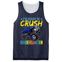 I'm Ready To Crush Kindergarten Monster Truck Back To School Mesh Reversible Basketball Jersey Tank