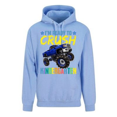 I'm Ready To Crush Kindergarten Monster Truck Back To School Unisex Surf Hoodie