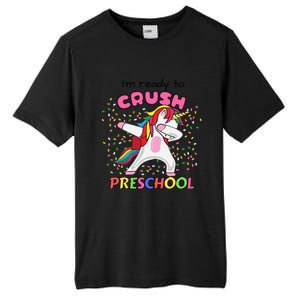 I’M Ready To Crush Preschool Cute Dabbing Unicorn Gift Tall Fusion ChromaSoft Performance T-Shirt