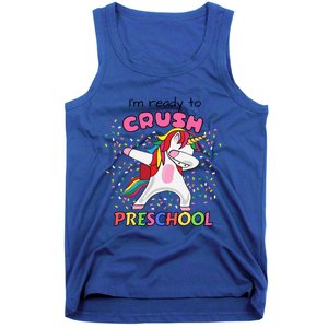 I’M Ready To Crush Preschool Cute Dabbing Unicorn Gift Tank Top