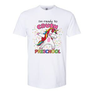 I’M Ready To Crush Preschool Cute Dabbing Unicorn Gift Softstyle CVC T-Shirt