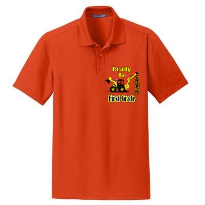 Im Ready To Crush 1St Grade Gift Back To School Cool Gift Dry Zone Grid Polo