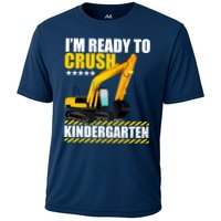 I'm Ready To Crush Kindergarten Bulldozer Back To School Cooling Performance Crew T-Shirt