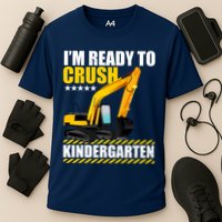 I'm Ready To Crush Kindergarten Bulldozer Back To School Cooling Performance Crew T-Shirt