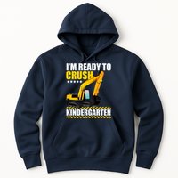 I'm Ready To Crush Kindergarten Bulldozer Back To School Hoodie