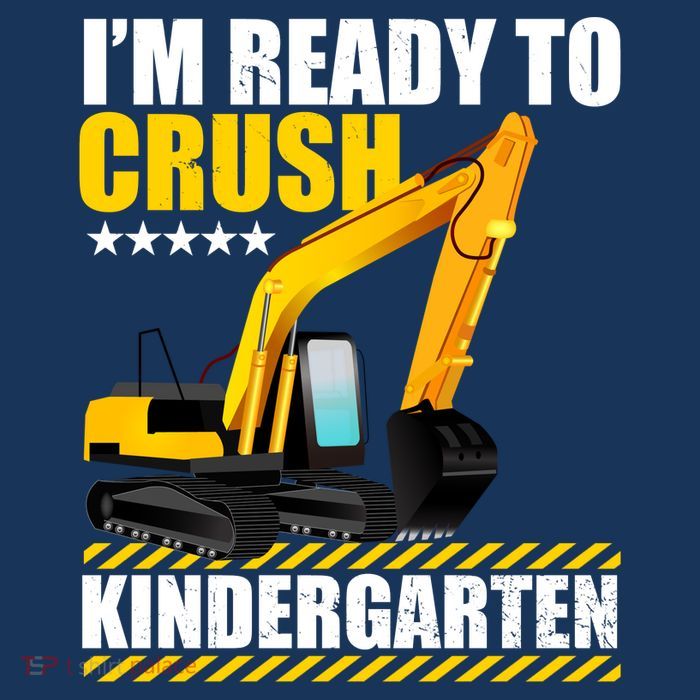 I'm Ready To Crush Kindergarten Bulldozer Back To School Flatbill Hat