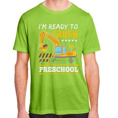 IM Ready To Crush Preschool Construction Vehicle Adult ChromaSoft Performance T-Shirt