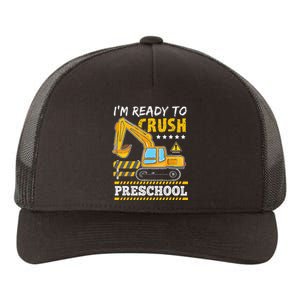 IM Ready To Crush Preschool Construction Vehicle Yupoong Adult 5-Panel Trucker Hat