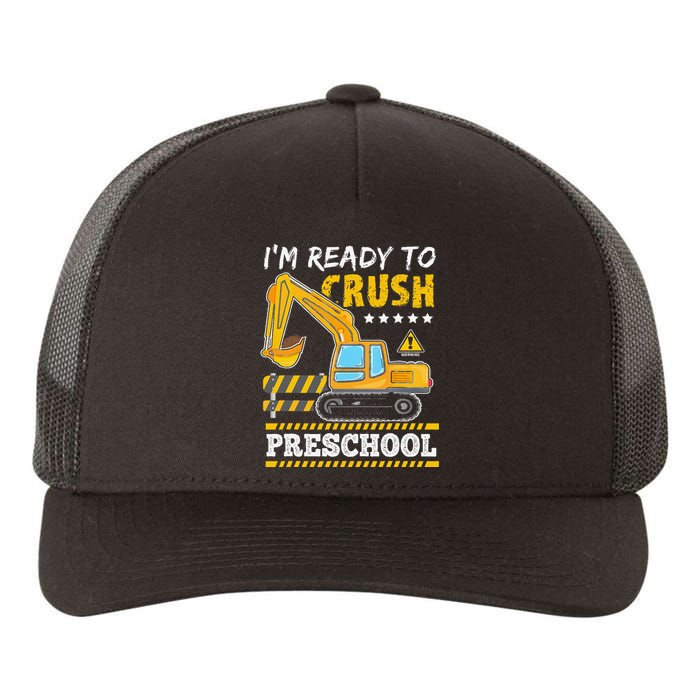 IM Ready To Crush Preschool Construction Vehicle Yupoong Adult 5-Panel Trucker Hat