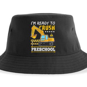 IM Ready To Crush Preschool Construction Vehicle Sustainable Bucket Hat