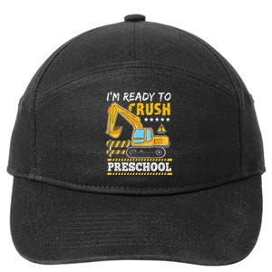 IM Ready To Crush Preschool Construction Vehicle 7-Panel Snapback Hat