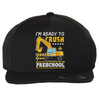 IM Ready To Crush Preschool Construction Vehicle Wool Snapback Cap