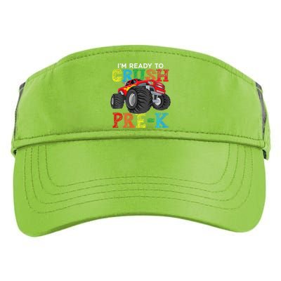 IM Ready To Crush Prek Monster Truck Back To School Adult Drive Performance Visor