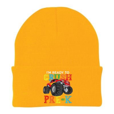 IM Ready To Crush Prek Monster Truck Back To School Knit Cap Winter Beanie