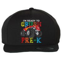 IM Ready To Crush Prek Monster Truck Back To School Wool Snapback Cap