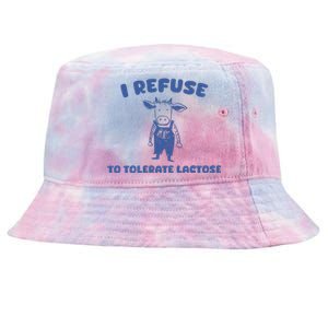 I Refuse To Tolerate Lactose Tie-Dyed Bucket Hat