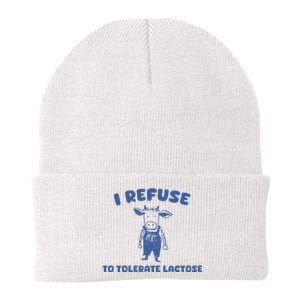 I Refuse To Tolerate Lactose Knit Cap Winter Beanie