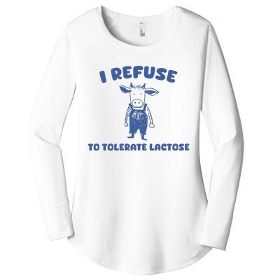 I Refuse To Tolerate Lactose Women's Perfect Tri Tunic Long Sleeve Shirt