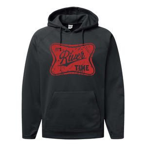 ItS River Time River Vibes Performance Fleece Hoodie