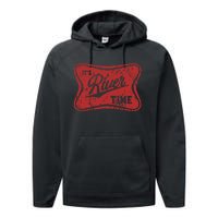 ItS River Time River Vibes Performance Fleece Hoodie