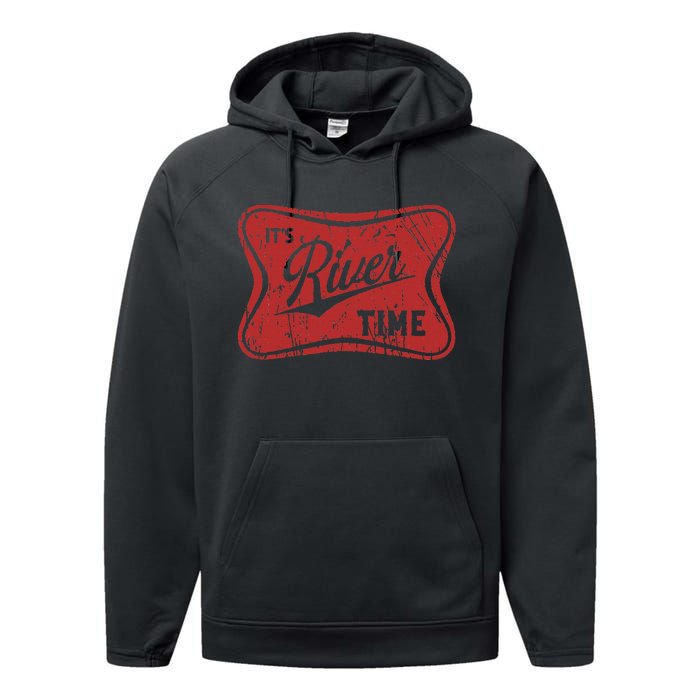 ItS River Time River Vibes Performance Fleece Hoodie