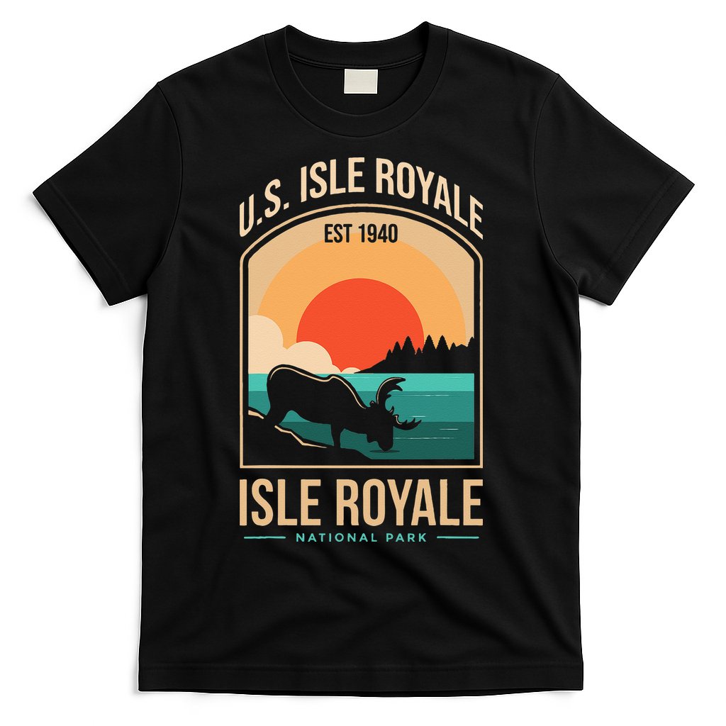 Isle Royale US National Park Michigan USA Parks Lover Gift T-Shirt
