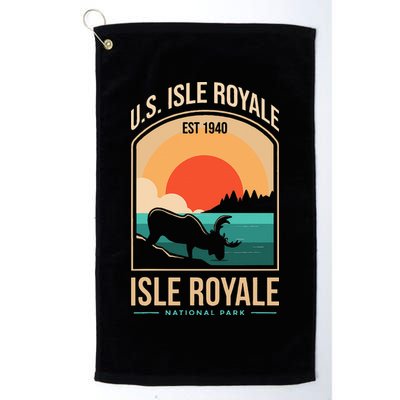 Isle Royale US National Park Michigan USA Parks Lover Gift Golf Towel