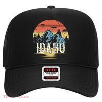 Idaho Retro Vintage High Crown Mesh Back Trucker Hat