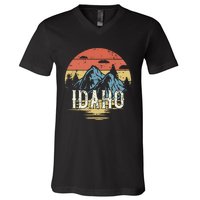 Idaho Retro Vintage V-Neck T-Shirt