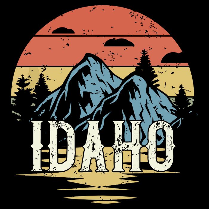 Idaho Retro Vintage Bucket Hat