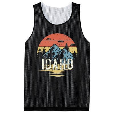 Idaho Retro Vintage Mesh Reversible Basketball Jersey Tank