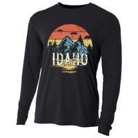 Idaho Retro Vintage Cooling Performance Long Sleeve Crew