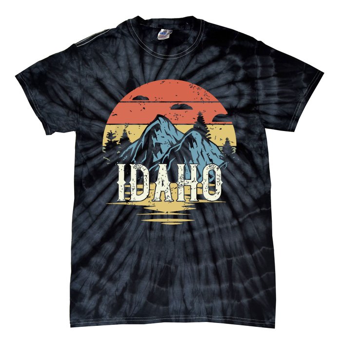 Idaho Retro Vintage Tie-Dye T-Shirt