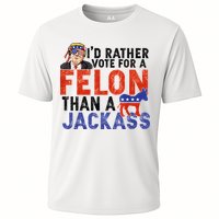 I’D Rather Vote For A Felon Than A Jack Ass Performance Shirt